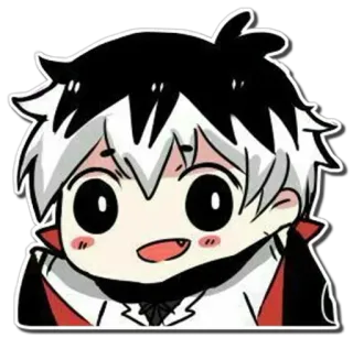 🖤 การ์ตูน, อนิเมะ, แวมไพร์, น่ารัก, สติกเกอร์ telegram sticker
