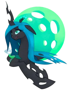 🙁 Queen Chrysalis My Little Pony Pônei, Monstro, Chrysalis, Rainha, Vilão, Desenho animado, Animação whatsapp sticker