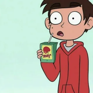 💫 Marco Diaz Star vs. the Forces of Evil JUICE Dibujo animado, Bebida, Caja de jugo, Personaje, Animación whatsapp sticker