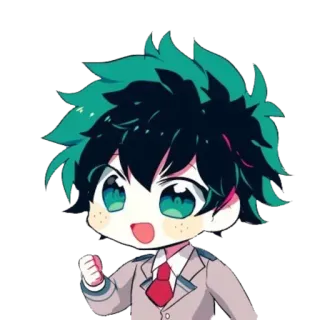 😊 Izuku Midoriya My Hero Academia Anime, Manga, My Hero Academia, Izuku Midoriya, Deuku, Aufkleber telegram sticker