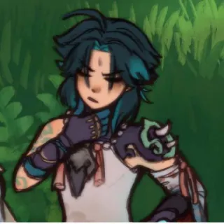 🪀 Xiao Genshin Impact Anime, Videojuego, Genshin Impact, Xiao, Personaje telegram sticker