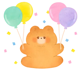 Acorn Pupil Bear3 @moe_sticker_bot telegram stickers