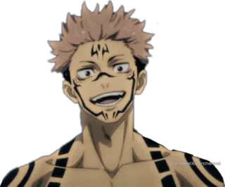 😁 Ryomen Sukuna Jujutsu Kaisen Anime, Manga, Jujutsu Kaisen, Sukuna, Ryomen Sukuna, Fluchgeist telegram sticker
