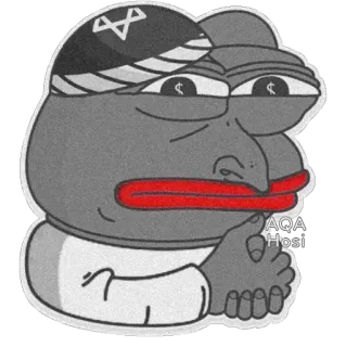 😐 AQA
Hosi Pepe de kikker, Meme, Internetcultuur, Tekenfilmfiguur telegram sticker