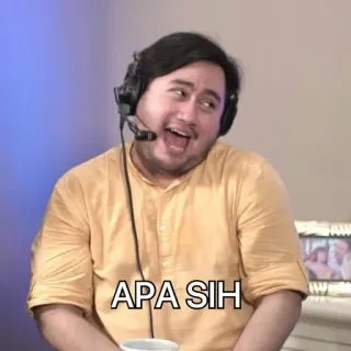 🤏 APA SIH Mème, Réaction, Drôle, Expression, Podcast, C'est quoi ça whatsapp sticker