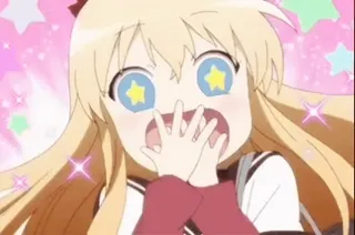 🤩 Anime Mädchen, Aufgeregt, Sterne, Cartoon, Niedlich, Funkeln telegram sticker