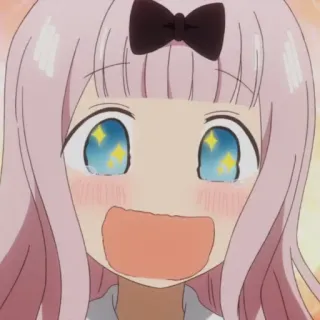 🤩 Chika Fujiwara Kaguya-sama: Love Is War anime, manga, cute, girl, chika fujiwara, kaguya-sama telegram sticker