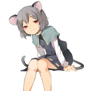 😏 Anime, Gadis, Gadis kucing, Lucu, Fantasi telegram sticker