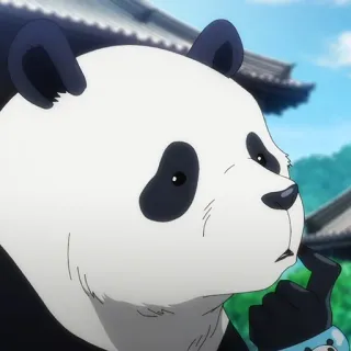 ☠️ Panda Jujutsu Kaisen Anime, Gấu trúc, Jujutsu Kaisen, Suy nghĩ whatsapp sticker