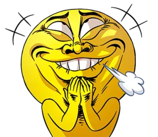 😌 Meme, Emoji, Cười, Biểu cảm, Văn hóa Internet telegram sticker
