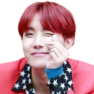 ❤️ kpop, hobi, jhope, carino, k-pop whatsapp sticker