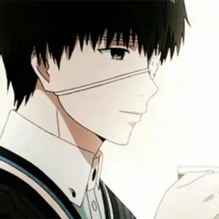 💉 Ken Kaneki Tokyo Ghoul 애니메이션, 도쿄 구울, 카네키 켄, 구울, 다크 애니 telegram sticker