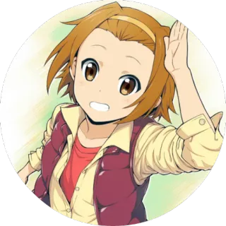 😎 Anime, Cartone animato, Ragazza, Carino, Ritratto whatsapp sticker