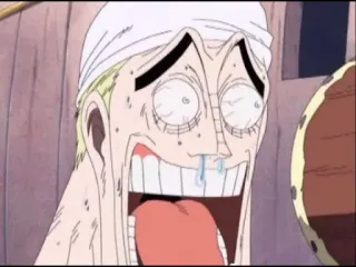 😱 Zoro One Piece 애니메이션, 원피스, 조로, 웃긴, 충격, 반응 telegram sticker