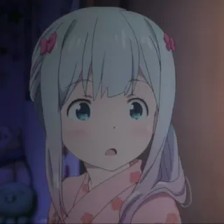 😧 アニメ, 女の子, 可愛い, 漫画, 日本のアニメ, キャラクター telegram sticker