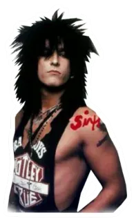 😡 Nikki Sixx Sins Nikki Sixx, Mötley Crüe, Jaren 80, Rockster, Band telegram sticker
