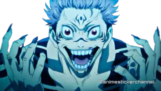 😁 Ryomen Sukuna Jujutsu Kaisen Anime, Dämon, Verfluchter Geist, Jujutsu Kaisen, Sukuna telegram sticker