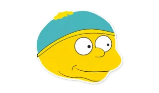 🤥 Eric Cartman South Park South Park, Eric Cartman, stripfiguur, animatie, komedie, grappig telegram sticker