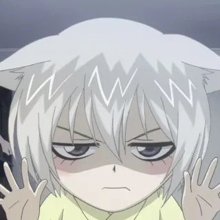 😑 Anime, Tai mèo, Dễ thương, Hài hước telegram sticker