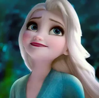 🧏‍♀ Elsa Frozen Elsa, Frozen, Disney, Desenho animado, Princesa telegram sticker