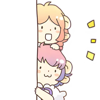 😶 可愛い, カワイイ, マンガ, 友情, アニメ, デジタルアート whatsapp sticker