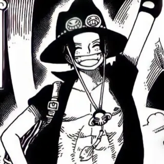 😁 Ace One Piece Anime, One Piece, Ace, Pirate, Shonen telegram sticker