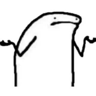 🤷‍♀️ stick figure, confusion, shrugging, question, meme telegram sticker
