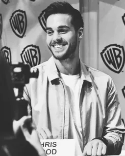 🌪 Chris Wood CHRIS WOOD Acteur, Célébrité, Portrait, Homme, Sourire, Chris Wood telegram sticker