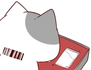 🐈 猫, 扫描仪, 可爱, 动物 whatsapp sticker