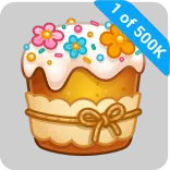 🎁 1 of 500K เค้ก, ของหวาน, ดอกไม้, ขนมอบ, อีสเตอร์, หวาน, รุ่นลิมิเต็ด telegram sticker