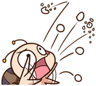 😤 kartun, terkejut, emosi, ekspresi, anime whatsapp sticker