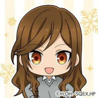 🥺 ©H,DH/SQEX,HP anime, chibi, cute, character, female, manga, kawaii telegram sticker