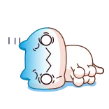 😱 Cartoon, Spook, Schattig, Monster, Sticker telegram sticker