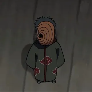 ⛰️ Tobi Naruto anime, manga, Tobi, Naruto, character, mask telegram sticker