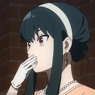 🗡 Yor Forger Spy × Family Anime, Yor Forger, Spy x Family, Kartun, Karakter telegram sticker