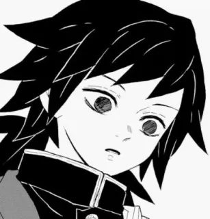 🌊 Giyu Tomioka Demon Slayer Anime, Manga, Demon Slayer, Giyu Tomioka, Charakter telegram sticker