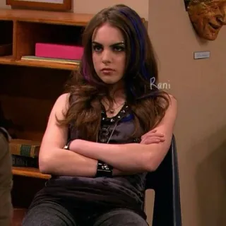 🖤 Rani Teenager, Brünette, Mädchen, Emo, Scene whatsapp sticker