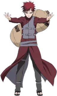 😠 Gaara Naruto Anime, Naruto, Gaara, Pasir, Karakter, Ninja whatsapp sticker