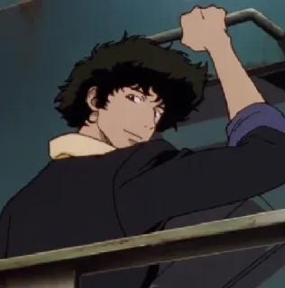 😌 Spike Spiegel Cowboy Bebop Anime, Personaje, Spike Spiegel, Cowboy Bebop telegram sticker