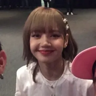 ✨ Lisa person, frau, lächelnd, porträt, idol, kpop telegram sticker