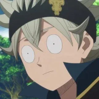 👑 Asta Black Clover Anime, Personaje, Asta, Black Clover, Magia, Mago telegram sticker