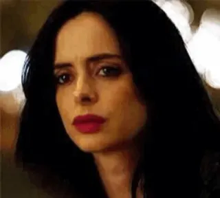 🥀 Jessica Jones femme, portrait, Kristen Ritter, Jessica Jones, Marvel, série TV telegram sticker