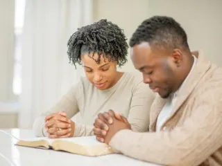 😍 couple, praying, bible, christianity, religion, worship telegram sticker