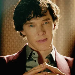 🔎 Sherlock Holmes Sherlock Sherlock, Benedict Cumberbatch, Détective, BBC, Mystère whatsapp sticker