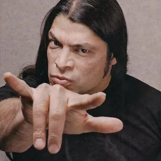 🤘 Mann, wütend, Geste, Metal, Hörner telegram sticker