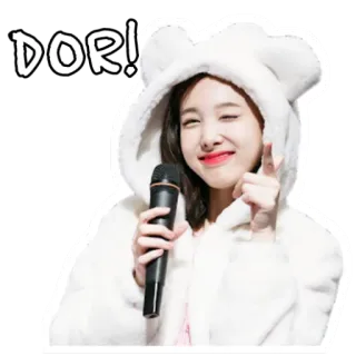 🔫 DOR! kpop, idol, fofo, adesivo, adorável, cantor, apontando whatsapp sticker