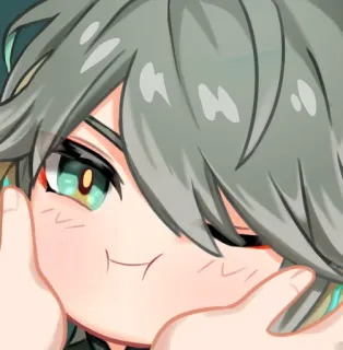 💠 อนิเมะ, ตัวละคร, น่ารัก, ภาพเหมือน telegram sticker