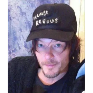 😚 Norman Reedus because REEDUS Acteur, Norman Reedus, Beroemdheid, Merchandise, Fan whatsapp sticker