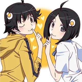 💑 Anime, Lucu, Gadis, Kartun, Kawaii telegram sticker