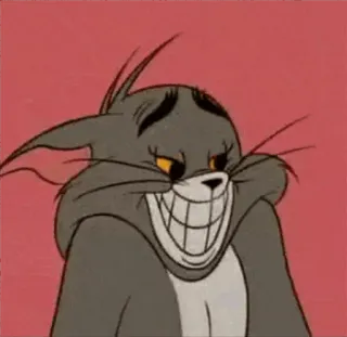 🙂 Tom Cat Tom and Jerry whatsapp sticker